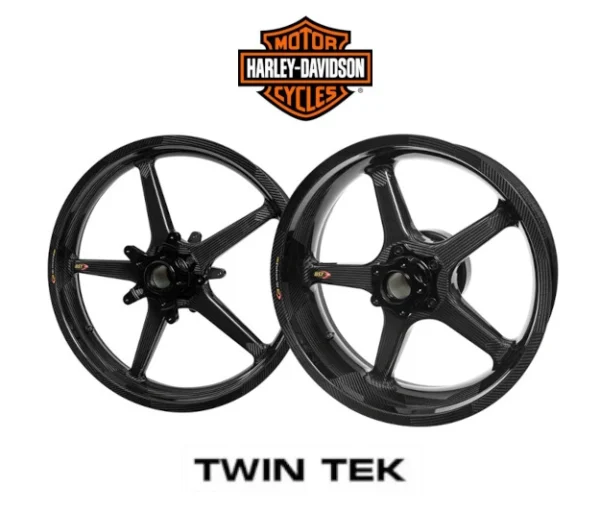 BST Twin-TEK Front Carbon Wheel Harley-Davidson Touring 21"x3.50" - Image 2