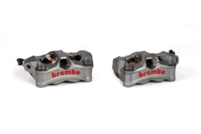 Brembo P4 Stylema Front Brake Radial Calipers 100mm Radial Spacing - Image 5