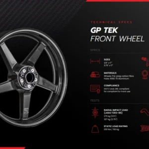 BST GP-TEK Front Carbon Wheel Kawasaki ZX10R ZX-10R (2016-25)