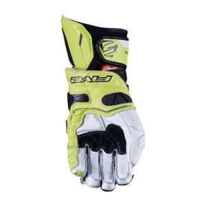 Five Gloves RFX Race Glove White / Fluorescent-Yellow Size XL