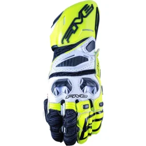 Five Gloves RFX Race Glove White / Fluorescent-Yellow Size XL