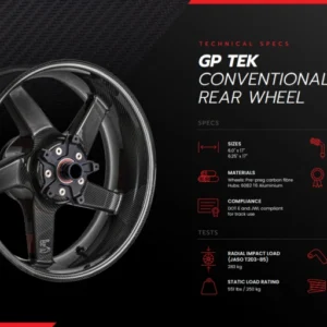 BST GP-TEK Rear Carbon Wheel Kawasaki ZX10R ZX-10R (2016-25)