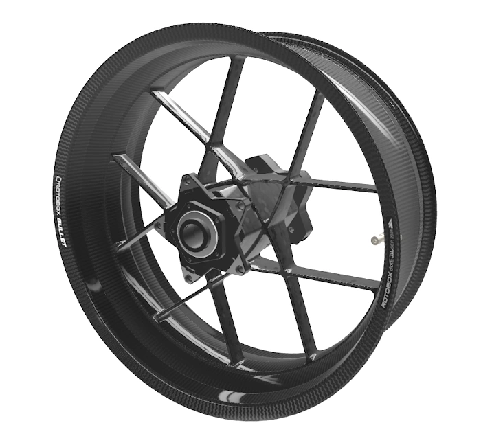 Rotobox Bullet PRO Rear Carbon Wheel Yamaha YZF R1 R1M MT-10 (FZ10)