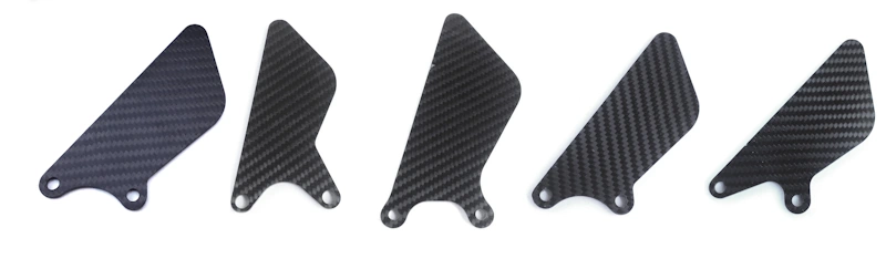 Carbon Fiber Heel Guards for Sportbike Rearsets