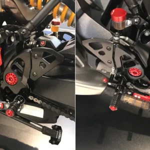 CNC Adjustable Position Rearsets Ducati Monster 1200 1200S 1200R 821 SuperSport /950/950S/S