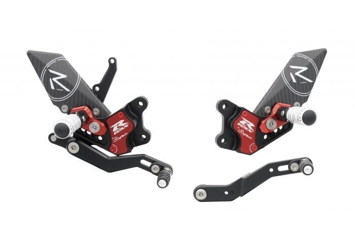 LighTech R-Series Adjustable Position Rearsets Suzuki GSXR600 GSX-R600 & GSXR750