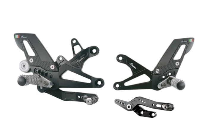 LighTech Adjustable Position Rearsets Triumph Daytona 675 765 STREET TRIPLE 765R/RS Moto 2