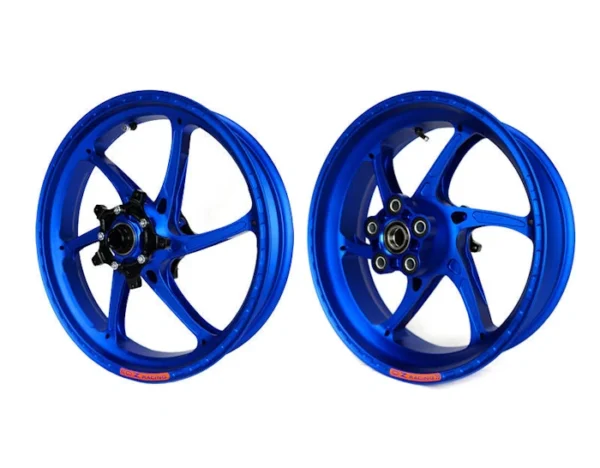 Yamaha Razz Rear Wheel OZ Racing GASS Gloss BLUE Front & Rear Wheels Rims (Set) Yamaha YZF R1 ...