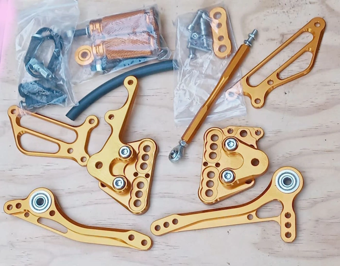 Adjustable Position Rearsets for Suzuki GSXR1000 GSX-R1000 K5-K6