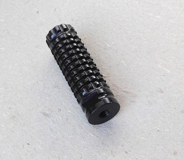 Replacement Solid Foot Pegs for Adjustable Rearsets