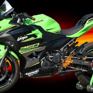 SATO Race Concept Adjustable Position Rearsets Kawasaki Ninja 250 400 500 Z400 Z500