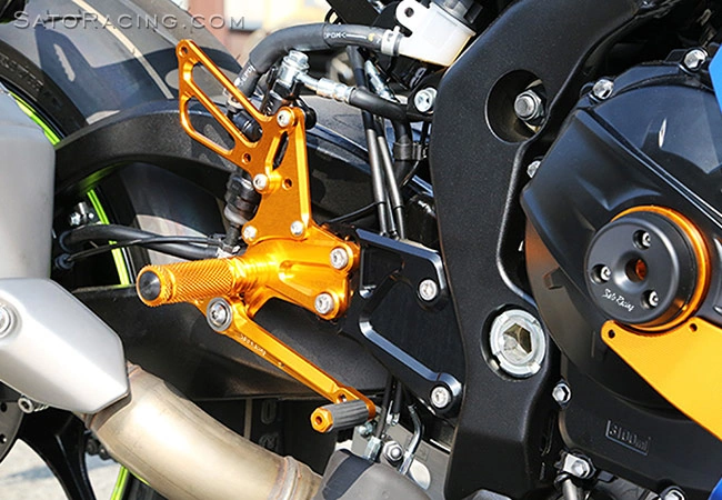 SATO Racing Race Concept Adjustable Position Rearsets Suzuki GSXR1000 GSX-R1000 GSXR1000R