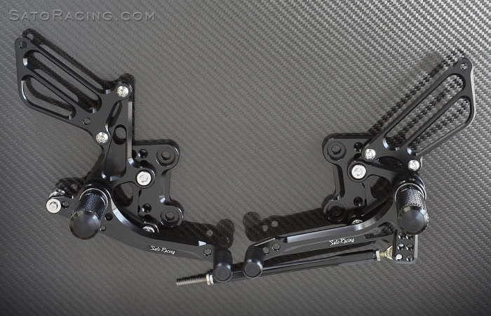 SATO Racing Adjustable Position Rearsets Suzuki GSXR1000 GSXR600 GSXR750 SV650 Early Models
