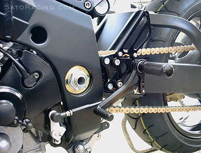 SATO Racing Adjustable Position Rearsets Suzuki GSXR1000 GSXR600 GSXR750 SV650 Early Models - Image 3