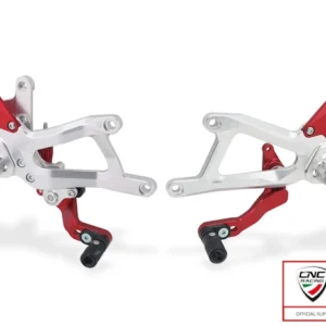 CNC Racing Pramac Racing Limited Edition Adjustable Position Rearsets Ducati Panigale V4 V4R V4S (2025+)