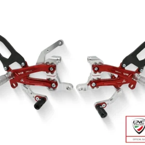 CNC Racing Pramac Racing Limited Edition Adjustable Position Rearsets Ducati Panigale V4 V4R V4S