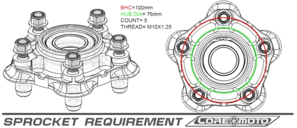 APEX-6 Front & Rear Wheels Rims (Set) Yamaha YZF R1 R1M R1S - Bohemian ...
